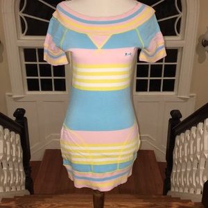 Vintage LE TIGRE sz XS striped dress